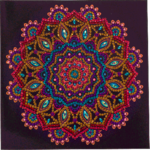 Craft Buddy Crystal Card kit - Mandala 18x18cm