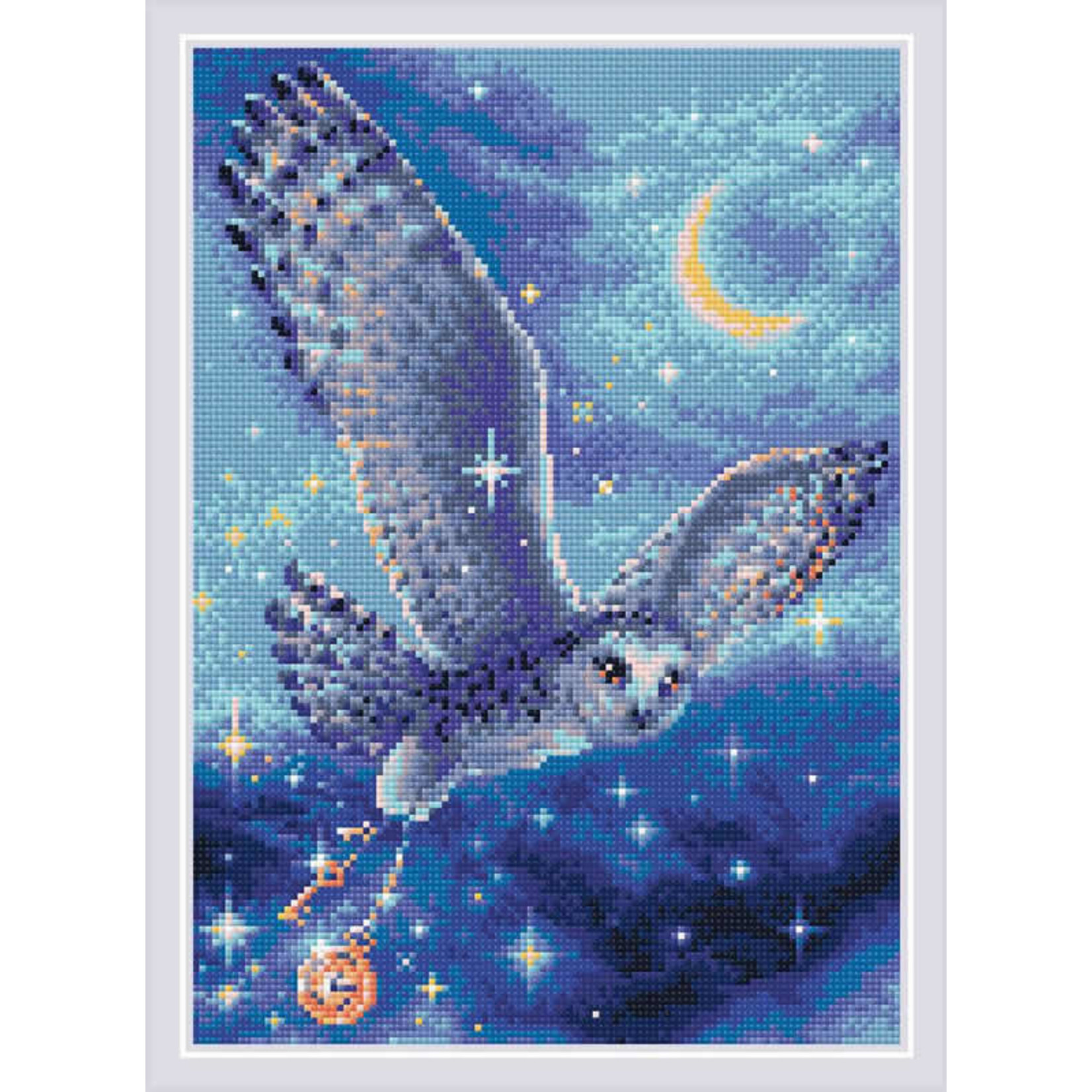 Riolis Diamond painting - Mosaic Magic Owl