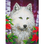Diamond Dotz Diamond Dotz ® painting White Wolf (35,5x45,7 cm)