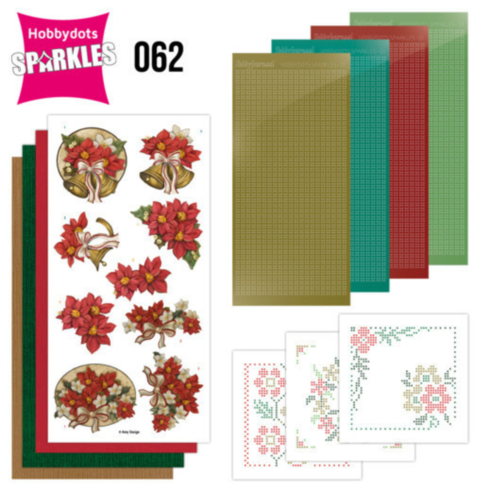 Find It Media Sparkles Set 62 - Amy Design - Poinsettia