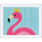 Vervaco Spansteek kit Flamingo