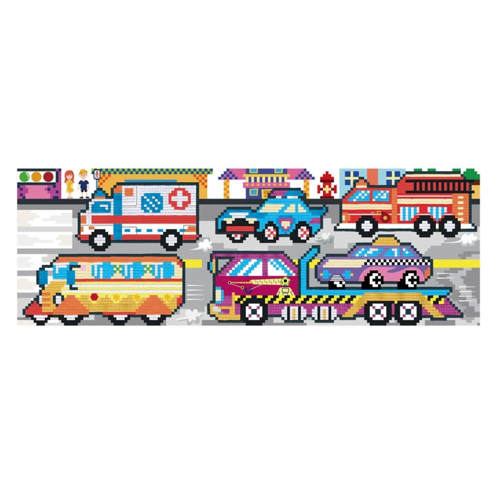 avenir Pixelation Art - Transportation