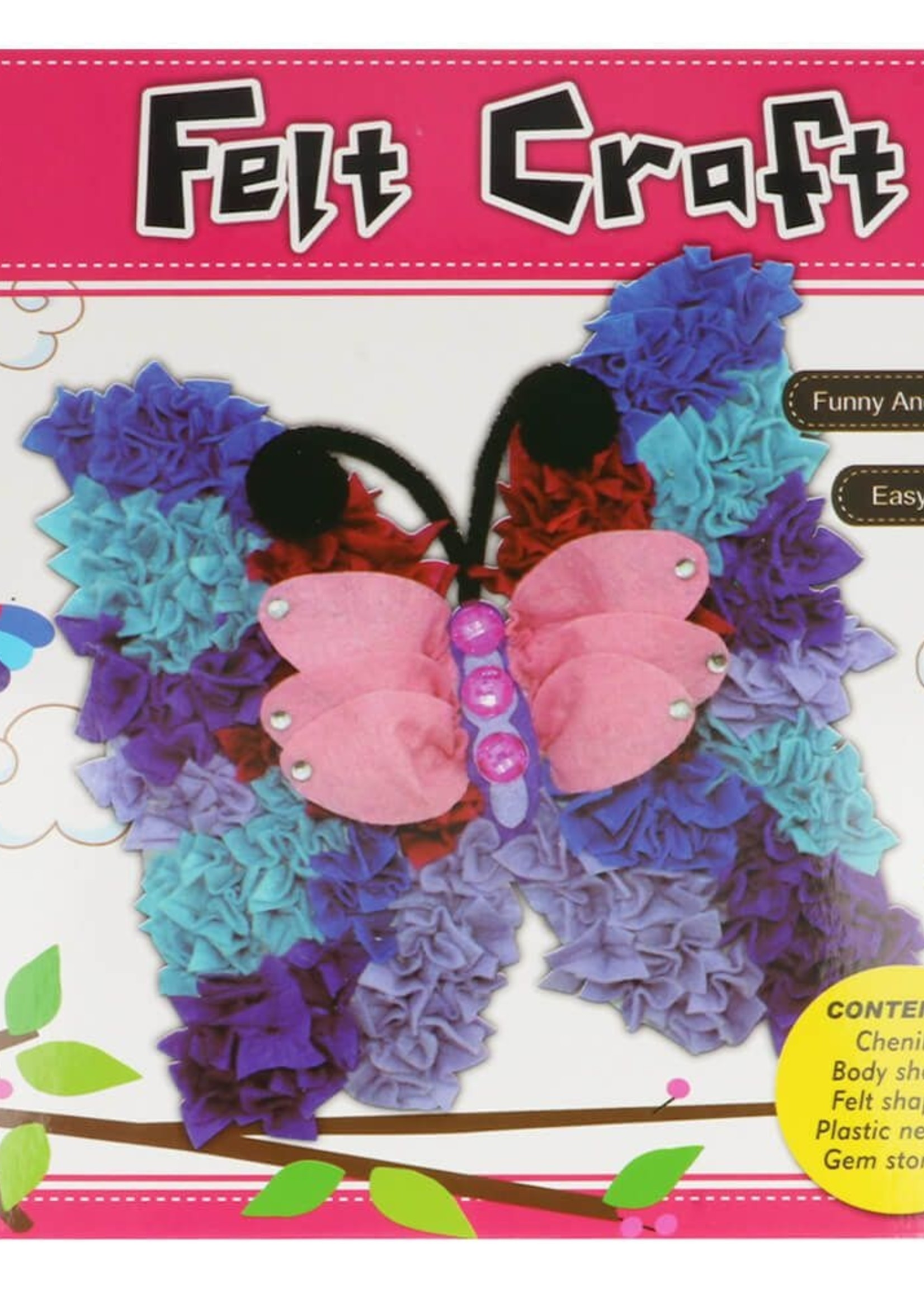 De bondt Viltpakket amigurumi voor kinderen vlinder