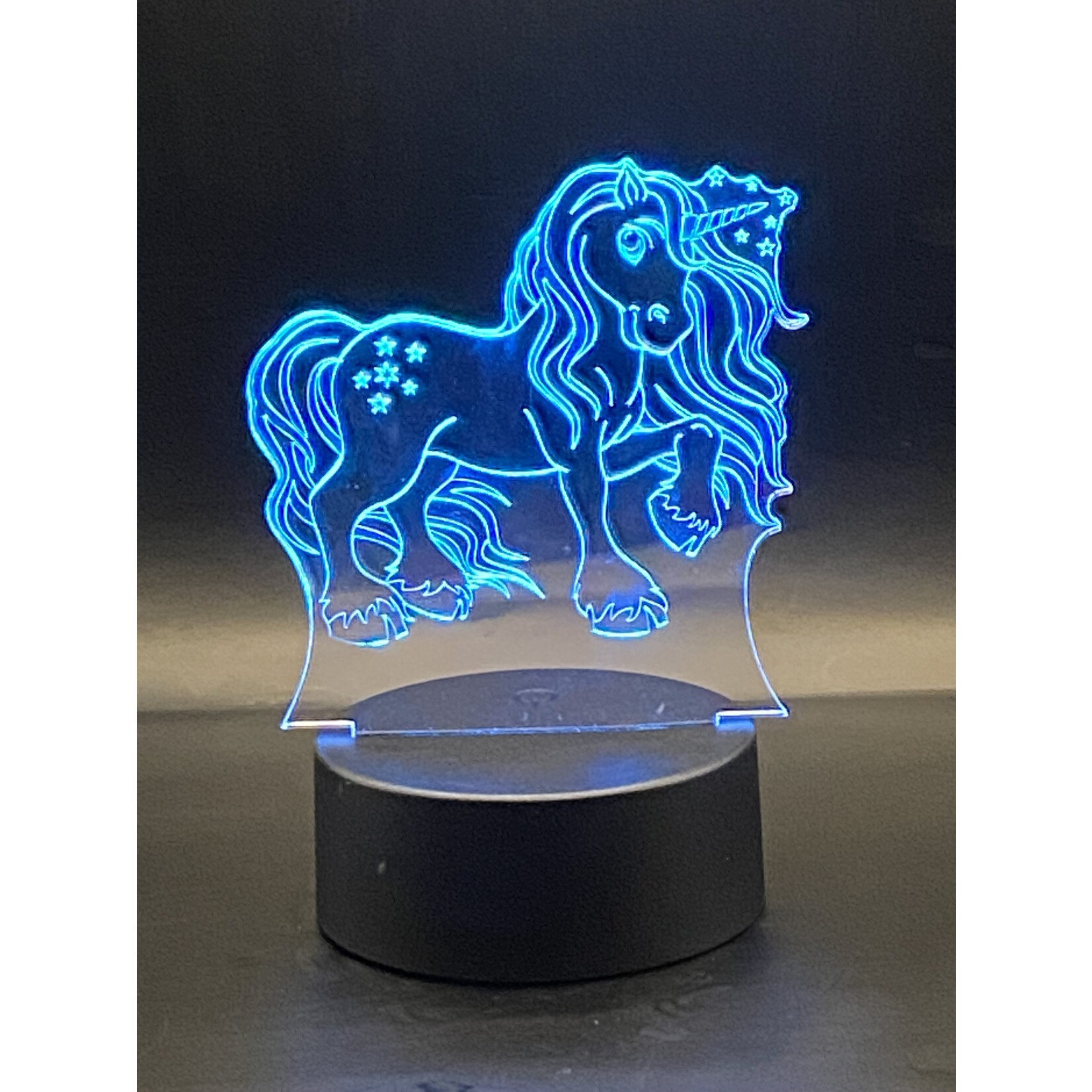 Hilset Creative 3D led lamp - unicorn