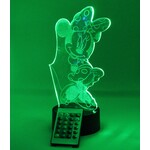 Hilset Creative 3D led lamp - minnie mouse