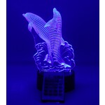 Hilset Creative 3D led lamp - dolfijnen