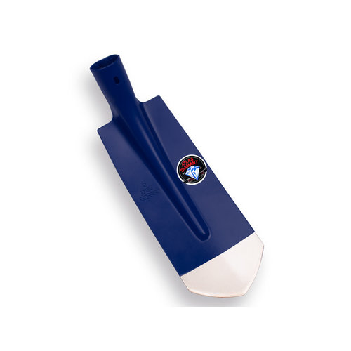 Kabelschop 11,5 cm 3/4 blauw onderkant spits, gehard en gepolijst