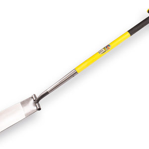 Kabelspade ATLAS DIAMANT gepolijst met ronde opstap en fiberglas T-steel 78cm