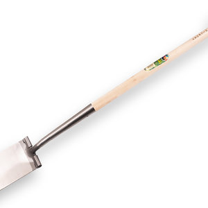 Zwanenhalsspade AD gepolijst ronde Opstap met Hickory T-steel 80cm