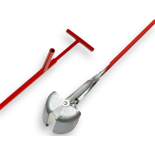 Putschep 15 cm Vierkant, steel 200 cm. Putschep 15 cm Vierkant, steel 200 cm.