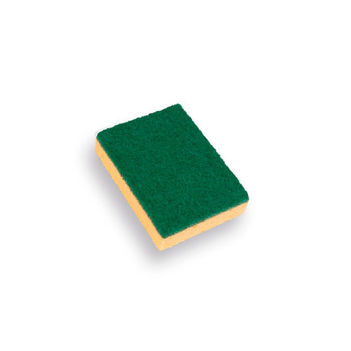 Schuurspons geel (verpakt per 10) 140x95x28 Schuurspons geel (verpakt per 10) 140x95x28