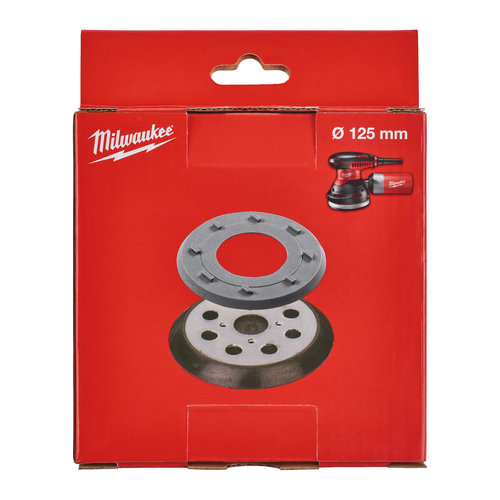 Milwaukee Basisplaat voor ROS 125 125 mm / 8 gaten Milwaukee Basisplaat voor ROS 125 125 mm / 8 gaten