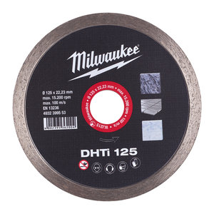 Milwaukee Diamantslijpschijf keramiek DHTi 125 mm
