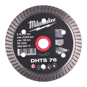 Milwaukee Diamantslijpschijf natuursteen/keramiek DHTS 76 mm