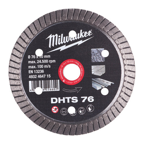 Milwaukee Diamantblad DHTS 76 - 1 pc Milwaukee Diamantblad DHTS 76 - 1 pc