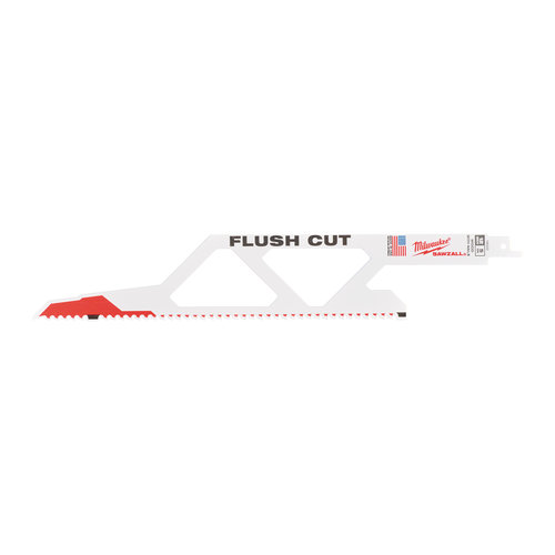 Milwaukee Reciprozaagblad Sawzall hout Flush Cut recht zagen 300 mm 5-Tpi Milwaukee Reciprozaagblad Sawzall hout Flush Cut recht zagen 300 mm 5-Tpi