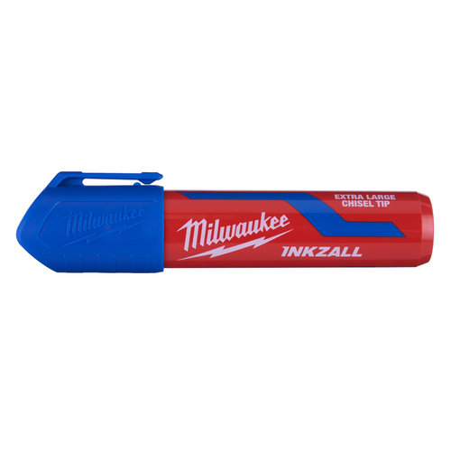 Milwaukee Marker INKZALL™ Beitel punt XL 14,5 mm blauw, bulk (afname per 12 stuks in karton)