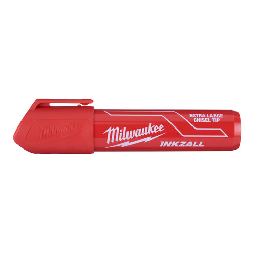 Milwaukee Marker INKZALL™ Beitel punt XL 14,5 mm rood, bulk (afname per 12 stuks in karton)