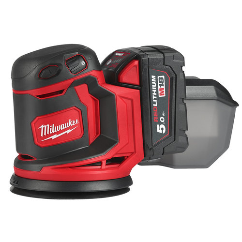 Milwaukee M18 BOS125-502B M18 125 mm excentrische schuurmachine