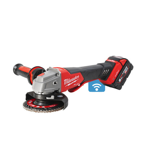 Milwaukee M18 ONEFSAG125XPDB-502X  M18 ONE-KEY haakse slijpmachine