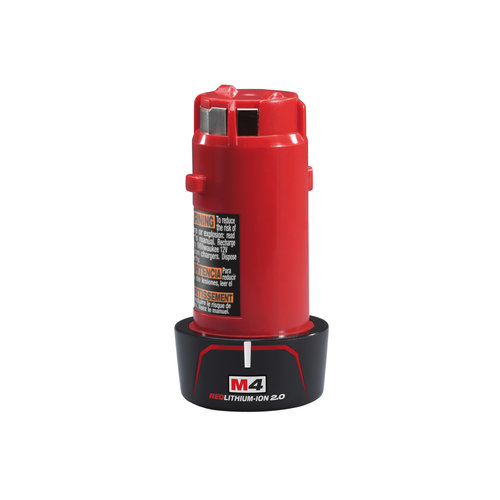 Milwaukee M4 B2 (4 V / 2,0 Ah Red Li-Ion) - Accu Li-Ion