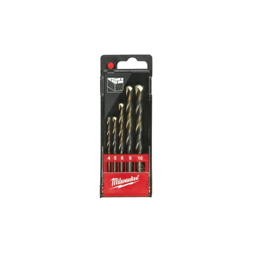 Milwaukee aanbieding Set betonboren in kunststof cassette (5-delig) Milwaukee aanbieding Set betonboren in kunststof cassette (5-delig)