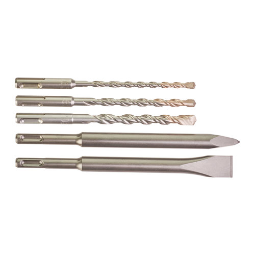 Milwaukee SDS-PLUS boren- beitelset M/2 (5-delig) Milwaukee SDS-PLUS boren- beitelset M/2 (5-delig)