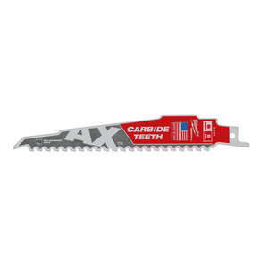 Milwaukee Reciprozaagblad Sawzall hout The AX Carbide 150 mm 5-Tpi