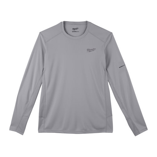 Milwaukee WWLSG-XXL - Warm weather long sleeve shirt grijs