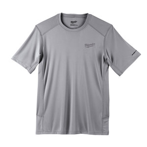 Milwaukee WWSSG-XXL - Warm weather short sleeve shirt grijs