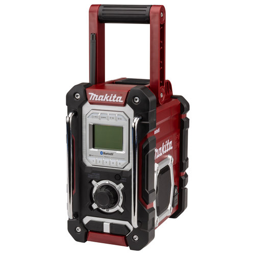 Makita DMR108AR Authentic Red Bouwradio FM/AM Bluetooth Makita DMR108AR Authentic Red Bouwradio FM/AM Bluetooth