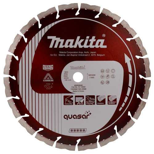 Makita diamantschijf-300x20x30mm-rood Makita diamantschijf-300x20x30mm-rood