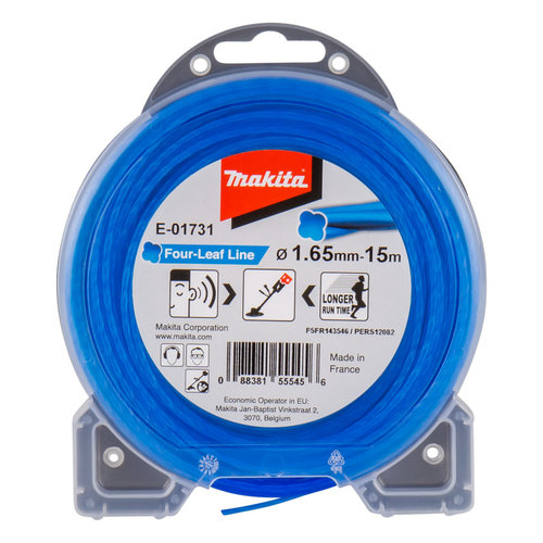 Makita maaidraad-165x15-meter-blauw Makita maaidraad-165x15-meter-blauw
