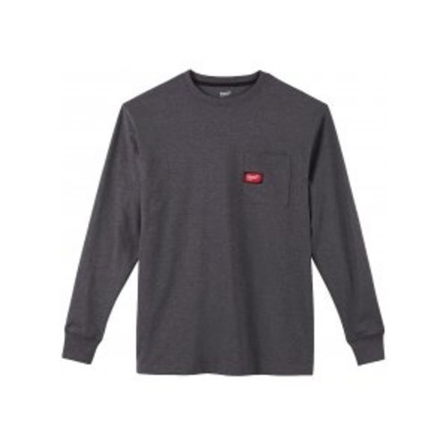 Milwaukee WTLSG-L - Work T-shirt long sleeve grijs Milwaukee WTLSG-L - Work T-shirt long sleeve grijs