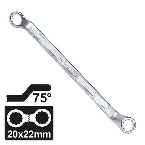 Force 75 offsett ring wrench 20x22