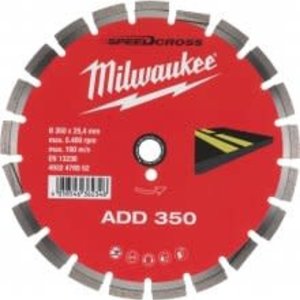 Milwaukee Diamantslijpschijf beton SpeedCross ADD 350 mm voor Asfalt