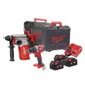 Milwaukee M18 FPP2AB2-502X - M18 FUEL™ powerpack (M18 FPD2, M18 FSAG125X, 2xM18 B5, 1xM12-18 FC, HD Box)