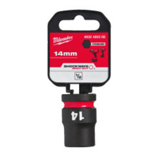 Milwaukee Dop SHOCKWAVE™ 1/2 14 x 38 mm Milwaukee Dop SHOCKWAVE™ 1/2 14 x 38 mm