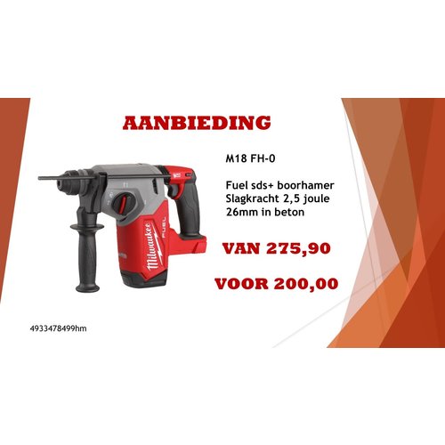 Milwaukee aanbieding m18 fh-o aktie model op is op Milwaukee aanbieding m18 fh-o aktie model op is op
