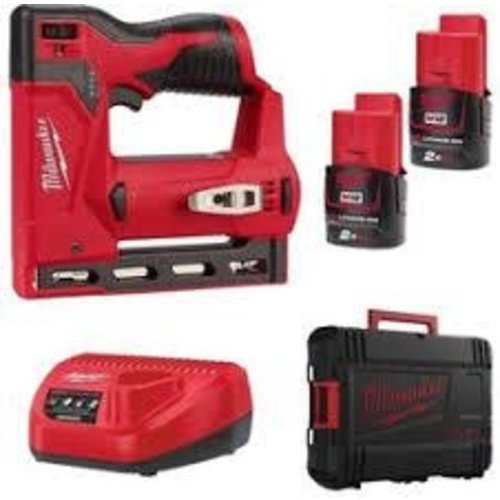 Milwaukee M12 BST-202X M12 nieten tacker met koolborstels