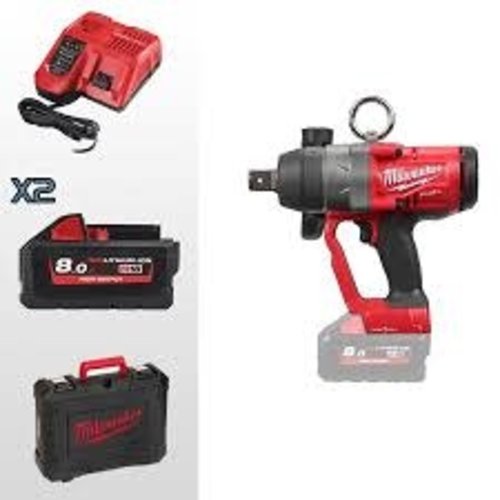 Milwaukee dag verhuur slagmoersleutel m18 onefhiwf1 802x 1~duims 2400Nm Milwaukee dag verhuur slagmoersleutel m18 onefhiwf1 802x 1~duims 2400Nm