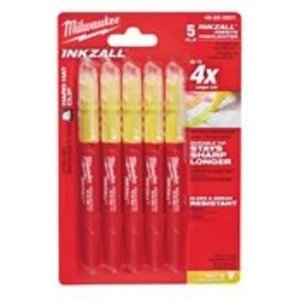 Milwaukee fluo markers geel