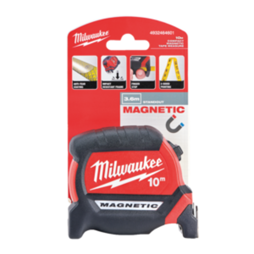 Milwaukee Rolmaat Mag Tape 10 M x 27 mm