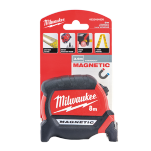 Milwaukee Rolmaat Mag Tape 8 M x 27 mm