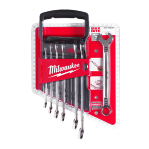 Milwaukee 7pc Metric Steeksleutel  Set  1pc   Maxbite