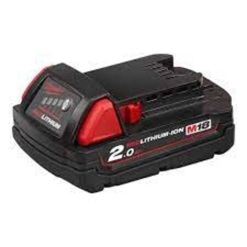 Milwaukee M18 B2 (18 V / 2,0 Ah Red Li-Ion) M18 2,0 Ah accu