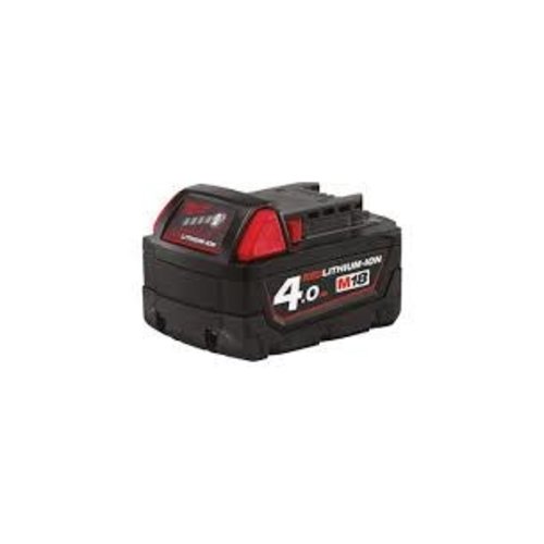 Milwaukee M18 B4 (18 V / 4,0 Ah Red Li-Ion) M18 4,0 Ah accu