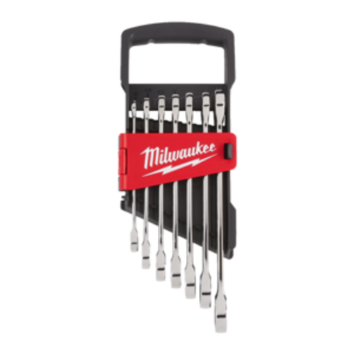 Milwaukee Maxbite 7pc Metric Ratel - Steeksleutel  Set 1pc