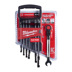 Milwaukee Ringratel-steeksleutel Flexset MAXBITE™ (8-17 mm) (7-delig)