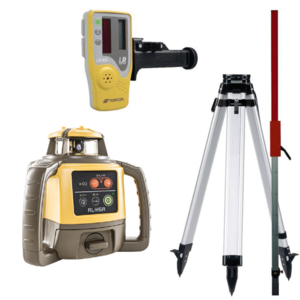 Topcon RLH-5A set met mm ontvanger baak en statief